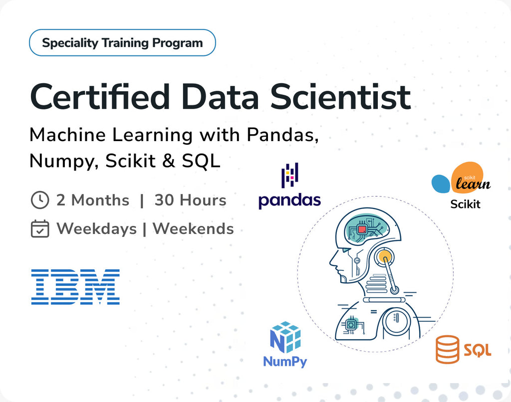 Certified Data Scientist - Machine Learning with NumPy, Pandas, Scikit & SQL in Doha, Qatar