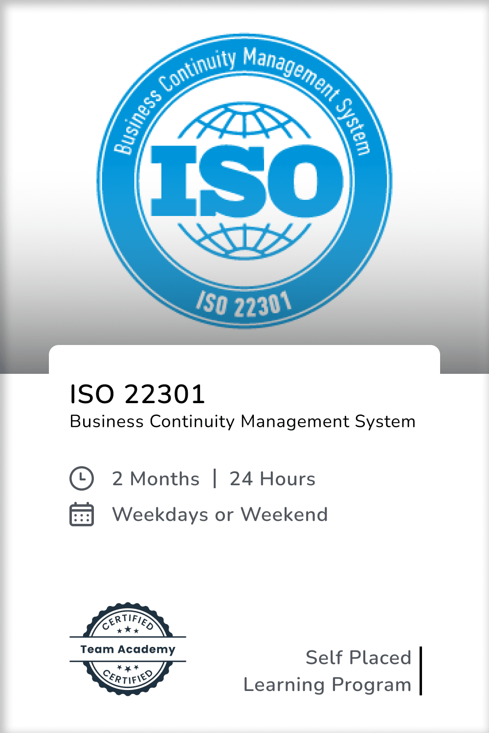 iso22301 certification